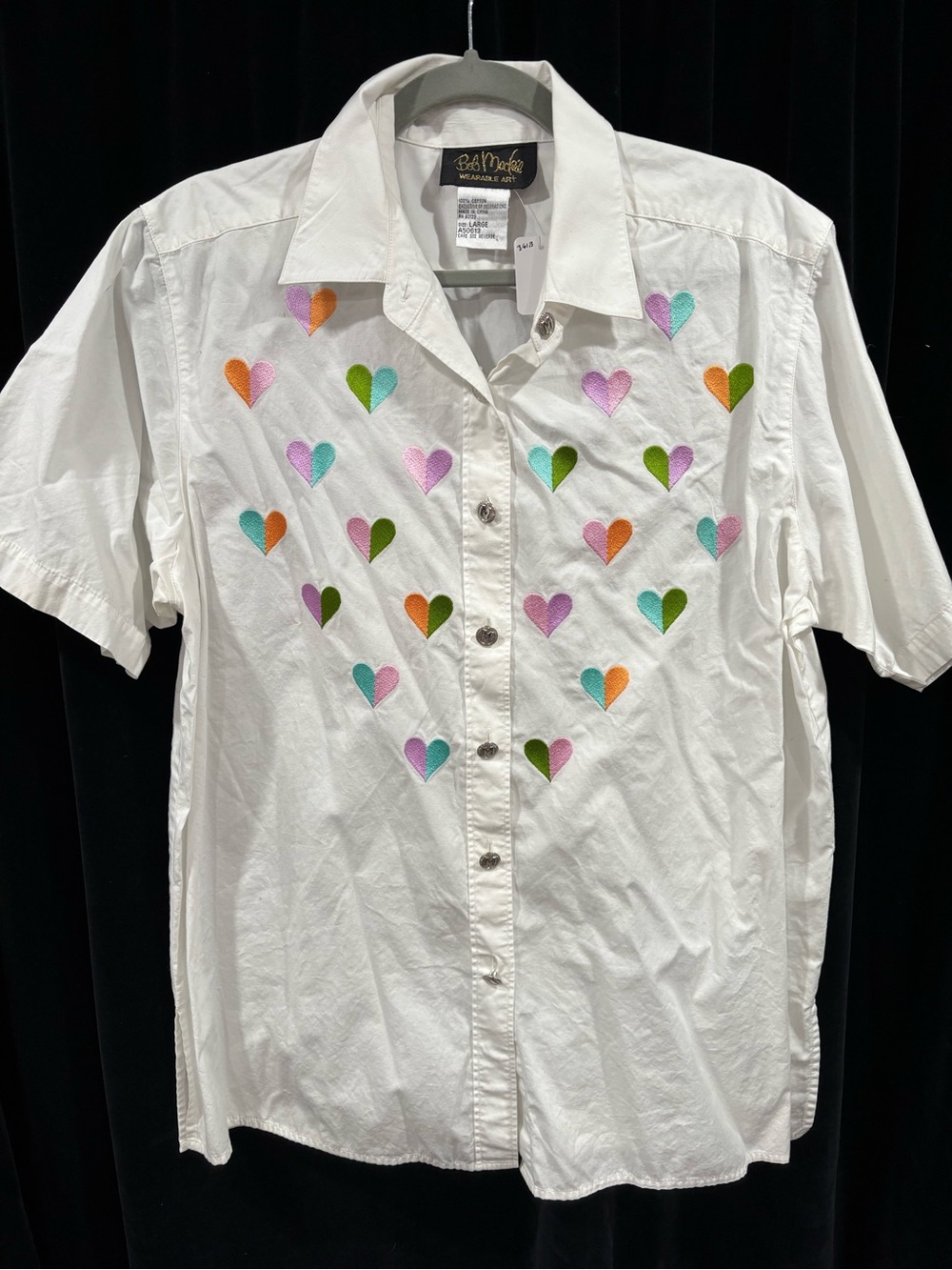 Bob Mackie Button Up Top